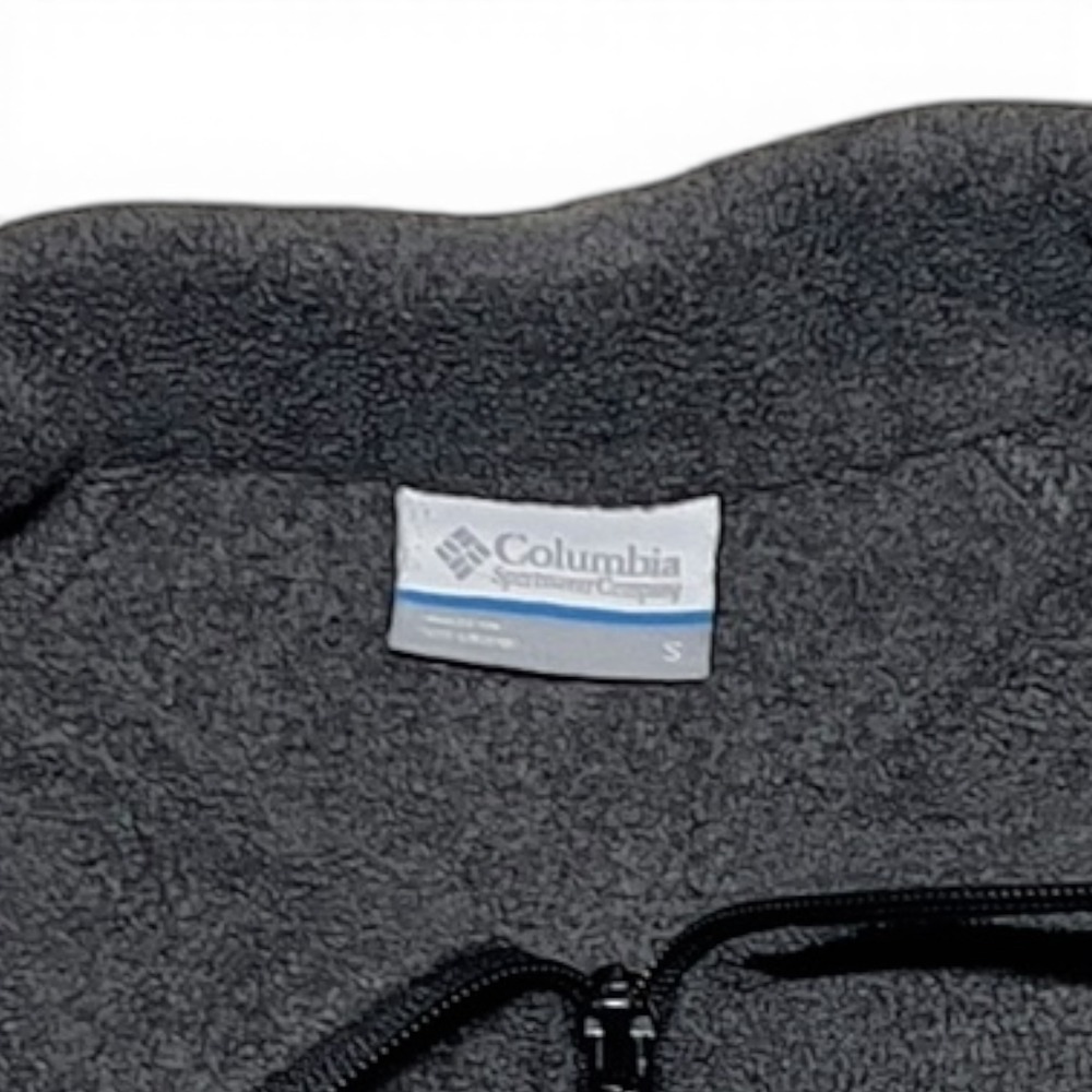 Columbia Fleece Jacket‎ Women Size S Charcoal Gray Excellent Full Zip Outdoor - Picture 3 of 8
